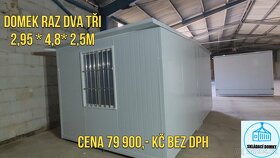SKLÁDACÍ DOMKY (chata, stavební buňka, mobilní kancelář) - 3