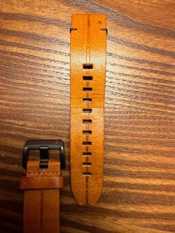 Garmin Řemínek QuickFit 22mm kožený hnědý - 3