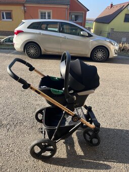 Kočárek Camarelo Belagio Mint 2v1 + autosedačka Cybex - 3