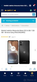 Prodám mobilní telefon Motorola G32 dobrém stavu - 3