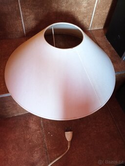 Lampička - papírové stínidlo výška cca 47 cm - 3
