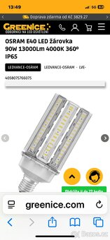 Průmyslové LED světelné zdroje 90 a 140 W - 3