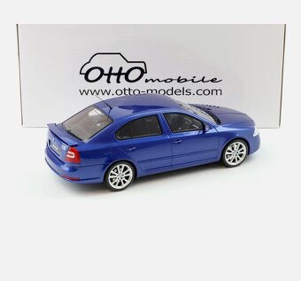 Škoda Octavia RS 2.0 TFSi 2006 Race modrá metalíza 1:18 - 3