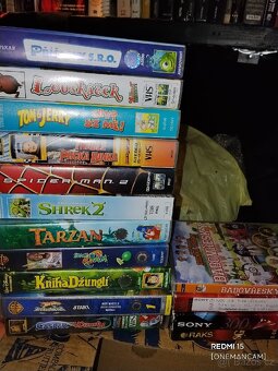 15 VHS a DVD (Disney, Pixar, DreamWorks) - 3