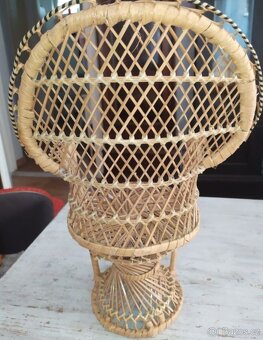 Proutěný křeslo pro penenky - 3