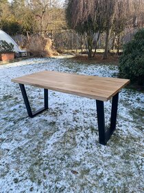 Masivní dubový stůl - 3