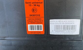 Prodám autosedačku ROMER - 15 - 20kg - 3