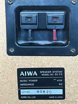 Kvalitní regálové reproduktory AIWA - 3