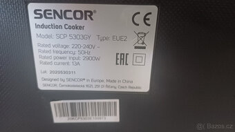INDUKČNÍ DVOUPLOTÝNKA SENCOR SCP 5303GY - 3