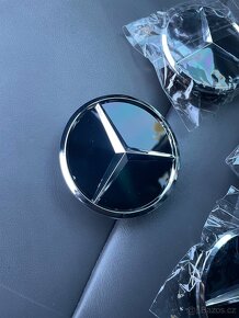 Středy kol mercedes /černé - 3