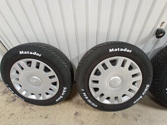 Plechové disky R14 Citroen se zimními pneu R14  175/70 - 3