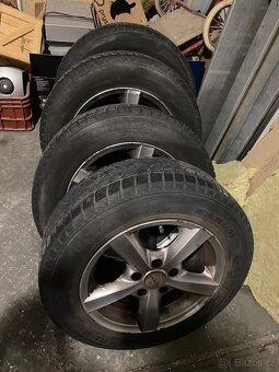 Prodám Al. disky s pneu. - 3