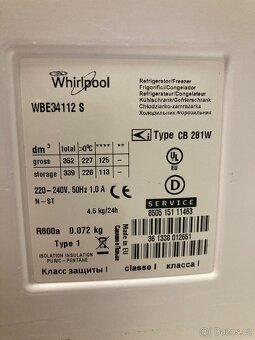 Kombinovaná lednička s mrazákem Whirlpool - 3