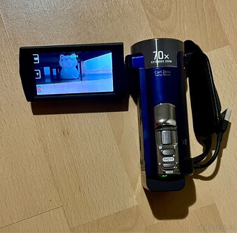 Videokamera Sony DCR-SX45E 70x/2000x zoom 16GB SD - 3