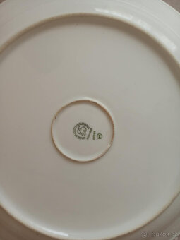 RETRO porcelánová, podnos, tác - 3