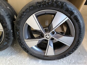 ALU kola Škoda Octavia III 5x112 r17 Originál, pneu 6mm - 3