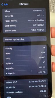 iPhone 14pro Max 128GB Gold - 3