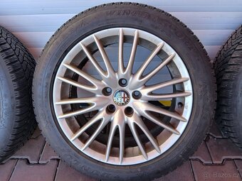 ALFA ROMEO 159 / BRERA - ALU R17 SE ZIMNÍMI PNEU DUNLOP - 3