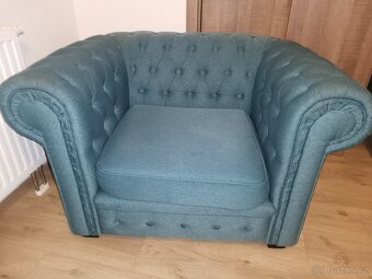 Křesla Chesterfield SUPER STAV (2 ks) - 3