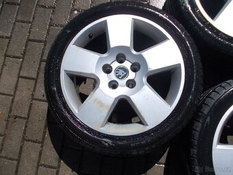 5x112 R17 orig. ŠKODA s PNEU 225/45R17 - 3