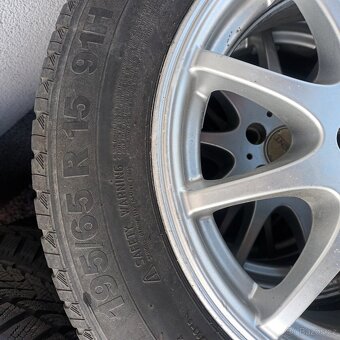 Prodám alu kola dezent 195x65R 15 5x100 - 3
