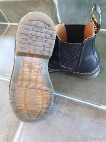 Dr Martens Black Smooth Mens Size 9 Leather Chelsea - 3