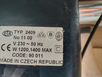 Vysavač ETA Piccolo 1400W - 3