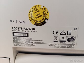 Laserová tiskárna Kyocera ECOSYS P2040dn - 3