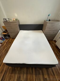 Postel s matrací a topperem SLEEP - 160x200 cm - 3