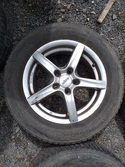Alu kola 6Jx15H2 ET45 Pneu 195/65 R15 - 3