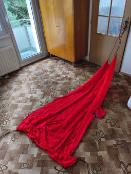 Houpací síť Hamaka – téměř nepoužitá, červená - 3