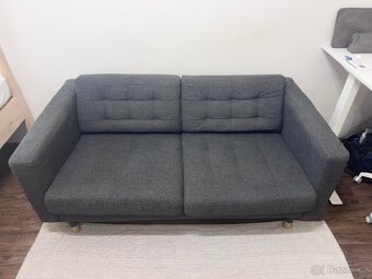 Pohovka IKEA LANDSKRONA 2místná – šedá, perfektní stav - 3