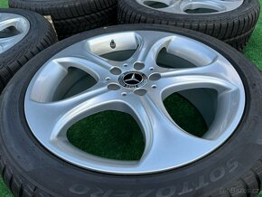 Originál alu kola Mercedes 5x112 R18 nová sada zim - 3