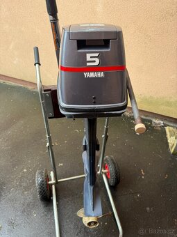 Lodni motor Yamaha 5 (8)hp 2t 2valec, dlouha noha, - 3