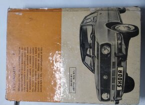 Prodám návod na údržbu a opravy aut škoda 105 a 120 - 3