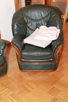 kožena sedaci souprava + 2 kresla - 3