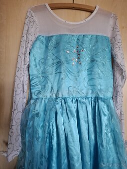 šaty princezna/ Elsa vel 152/158 - 3