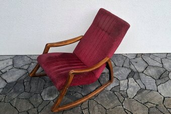 Retro designové houpací křeslo TON - 3