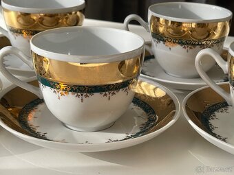 KÁVOVÁ SOUPRAVA 6x ŠÁLEK + 6x PODŠÁLEK H&C - 3