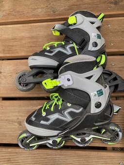 DĚTSKÉ KOLEČKOVÉ BRUSLE OXELO - 2 PÁRY - 3