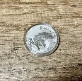 Stříbrné mince 1 oz Australian Nugget 2022 a Koala 2022-2023 - 3