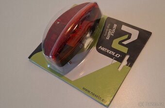 Světlo Nexelo zadní bateriové na nosič kola 3 LED - 3