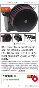 K&N sportovní kit sání Harley-Davidson M8 - 3