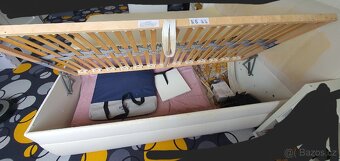Manželská postel 2x2m s úložným prostorem - 3