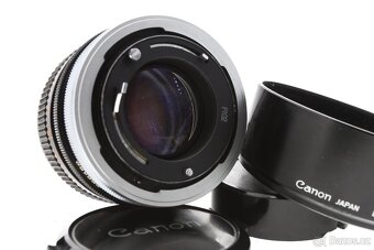 objektiv Canon FD 50mm f/1.4 S.S.C. + sluneční clona - 3