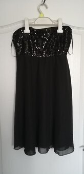Černé šaty vel. 36/38 - 3