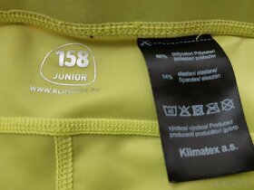 Dětské cyklošortky, vel. 158 , neonově zelené - 3