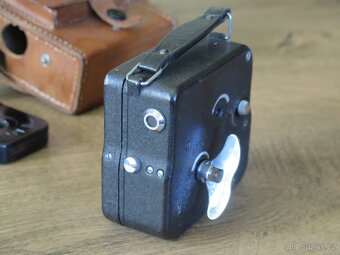 Pathé Motocamera - starožitná filmová kamera 9,5 mm cca 1935 - 3