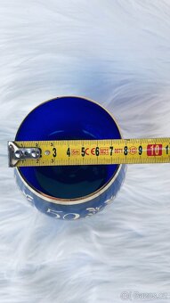 Narozeninová číše ,,50" (modré sklo) - 3