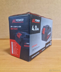 baterie akumulátor AX-POWER 20V 4.0Ah /NOVÁ/ - 3